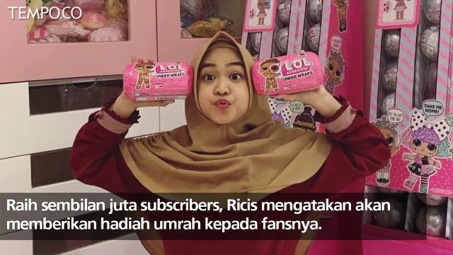 Rencana Ria Ricis Setelah Mendapatkan 9 Juta Subscribers