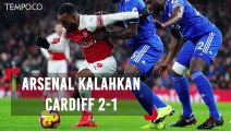 Premier League: Tampil Mendominasi, Arsenal Kalahkan Cardiff 2-1