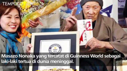 Pria Tertua di Dunia, Masazo Nonaka Tutup Usia