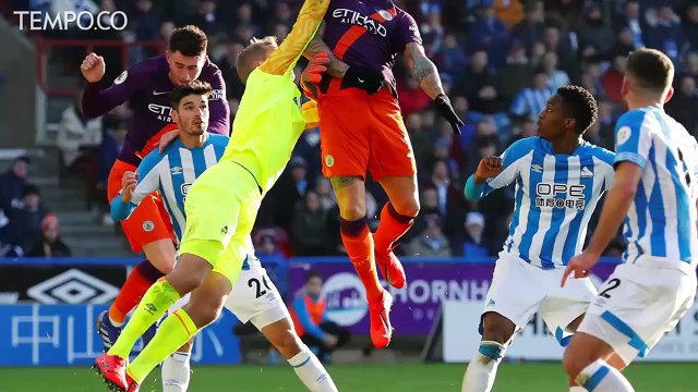 Liga Inggris: Man City Menang Telak Kontra Huddersfield