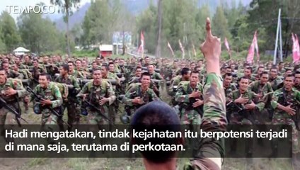 Download Video: Panglima TNI Minta Prajurit Siap Perang Kota Hadapi Terorisme