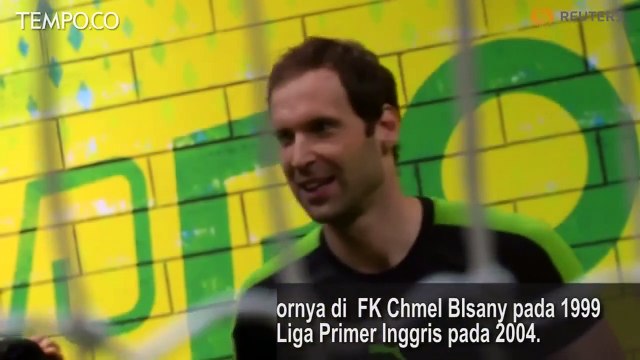 Jejak Karier Kiper Arsenal Petr Cech yang Akan Pensiun Akhir Musim