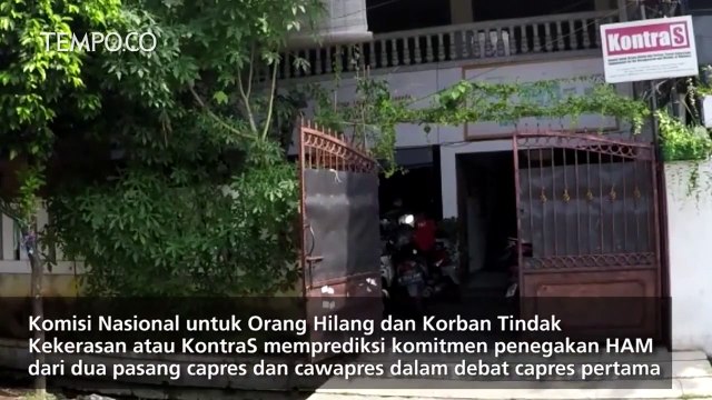 KontraS Minta Komitmen Soal HAM dalam Debat Capres