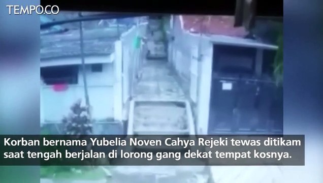 Detik-detik Penyerangan Siswi SMK di Bogor Terekam CCTV