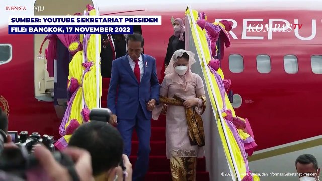 Momen Jokowi dan Iriana TIba di Bangkok untuk Hadiri KTT APEC