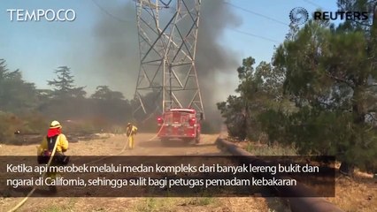 Helikopter Jadi Senjata Ampuh Padamkan Kebakaran California