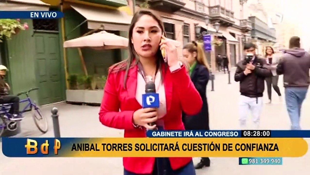 Aníbal Torres plantea cuestión de confianza ante el Congreso