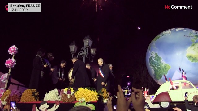 Beaujolais Nouveau wine celebrates a smaller but higher quality this year