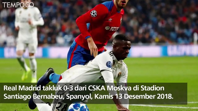 Real Madrid Dipermalukan CSKA Moscow 0-3 Tanpa Balas
