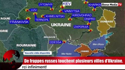 Nouvelles frappes: l```Ukraine subit la colère de poutine.