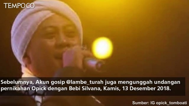 Fakta-Fakta Pernikahan Opick dan Bebi Silvana