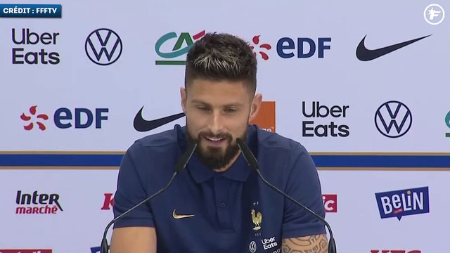 Olivier Giroud plaisante de ses zlataneries