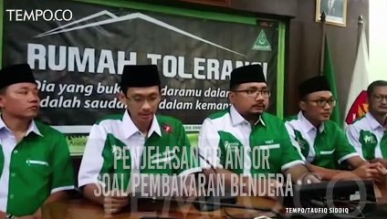 GP Ansor: Pembakaran Bendera Spontanitas, Kami Minta Maaf