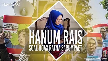 Hanum Rais Soal Hoax Ratna Masih Berlanjut