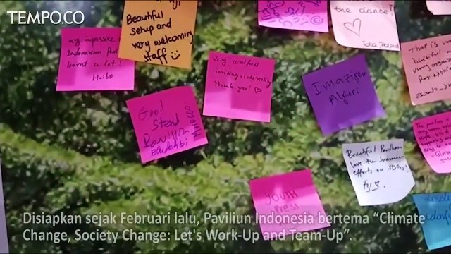 Meriahnya Paviliun Indonesia di Konferensi Perubahan Iklim di Polandia