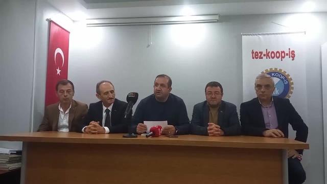 Tez-Koop-İş İşçileri Ondokuz Mayıs Üniversi'ne Grev Kararı Astı