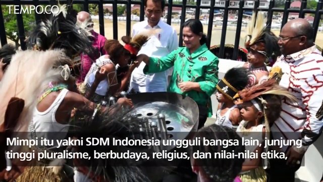 Jokowi Simpan Impian Anak Indonesia di Monumen Kapsul Waktu