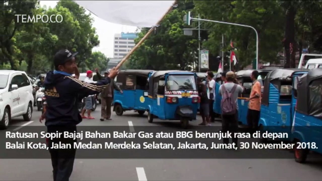 Geruduk ke Balai Kota, Ini Tuntutan Sopir Bajaj