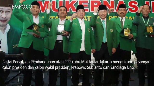 Pilpres 2019, PPP Kubu Muktamar Jakarta Dukung Prabowo - Sandiaga