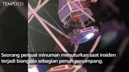 Bianglala Sekaten Yogyakarta Terbalik, Pengunjung Berteriak Panik