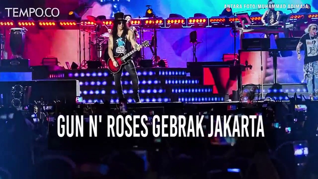 Gun N' Roses Gebrak Jakarta, Ini Penampilannya