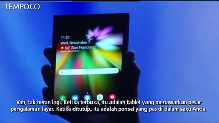 Samsung Kenalkan Smartphone Layar Lipat, Bisa Jadi Tablet
