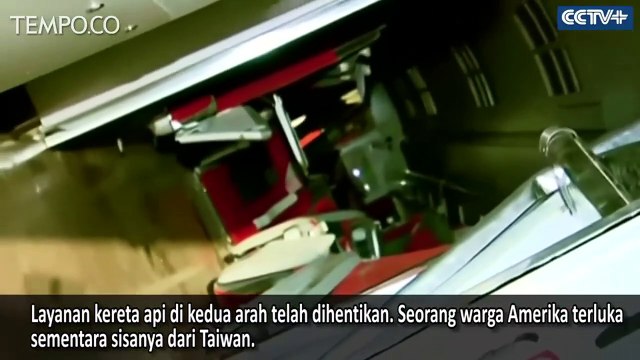 18 Tewas, 178 Terluka, Akibat Kecelakaan Kereta Terburuk di Tawan