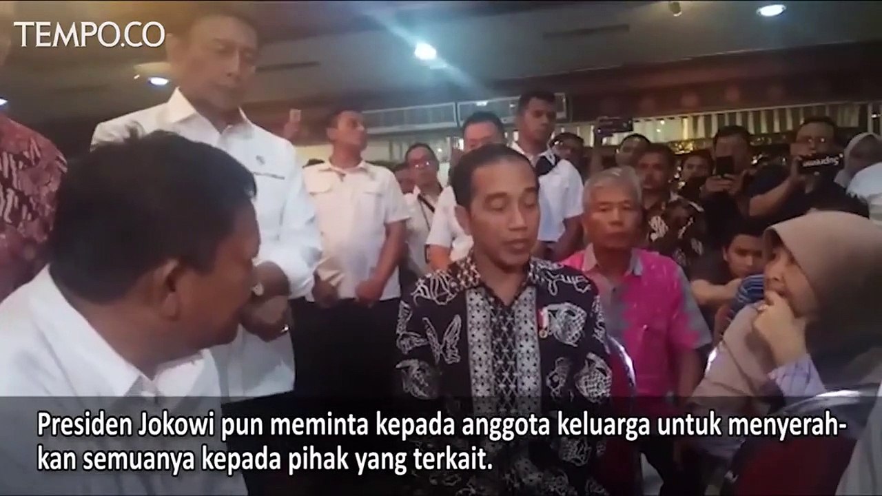 Saat Presiden Jokowi Menyimak Curhat Keluarga Korban Pesawat Lion Air