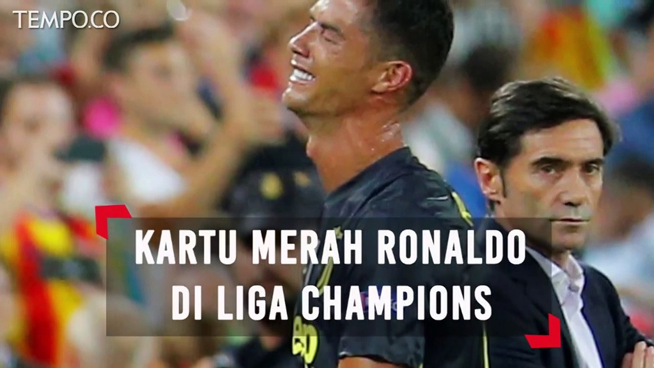 Liga Champions: Kartu Merah Ronaldo di Laga Juventus vs Valencia