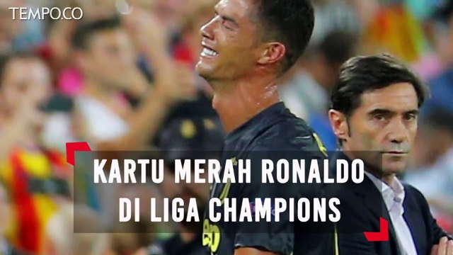 Liga Champions: Kartu Merah Ronaldo di Laga Juventus vs Valencia
