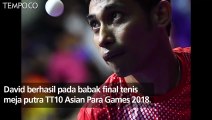 Asian Para Games 2018: Tenis Meja Raih Medali Emas