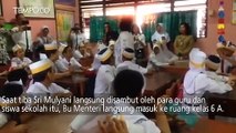 Sri Mulyani Ajarkan Murid SD  Cara Mengelola Keuangan Negara