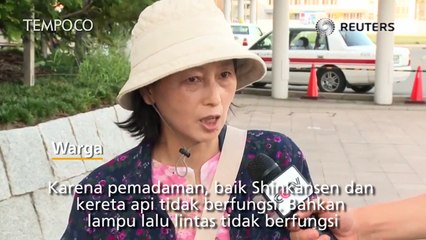 Gempa Hebat di Jepang, Transportasi Lumpuh