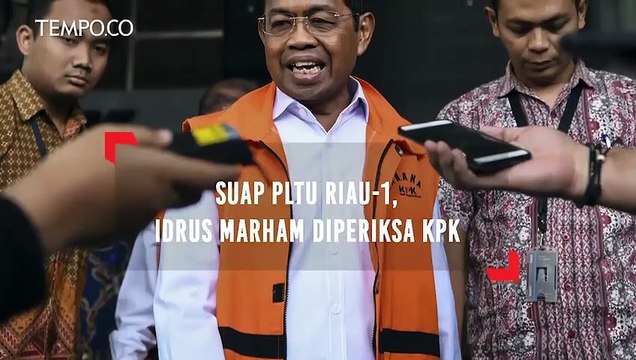 Suap PLTU Riau-1, Idrus Marham Diperiksa KPK