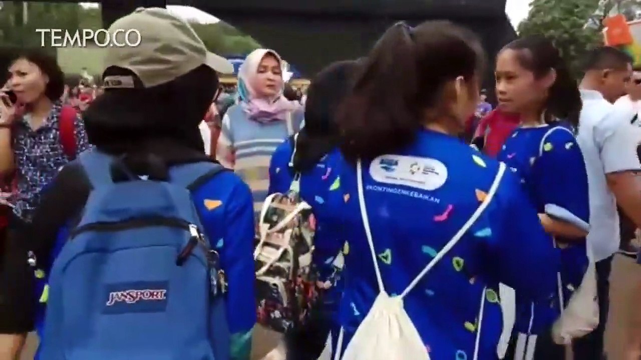 Gerakan Bersih Sampah Jelang Penutupan Asian Games