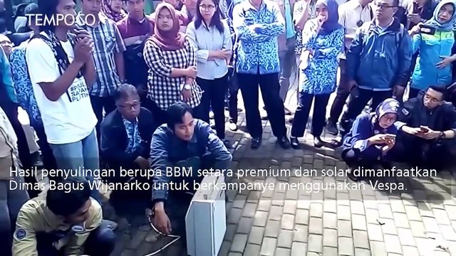 Mengolah BBM dari Sampah Plastik
