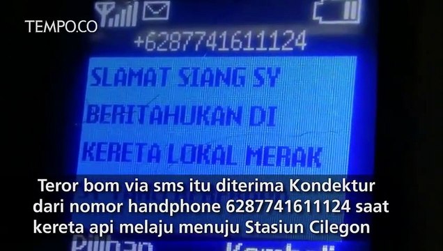 Penumpang Panik saat Kereta Api Rangkasbitung-Merak Diteror Bom