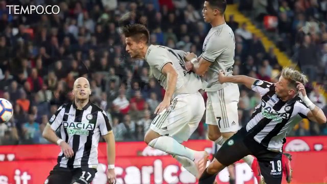 Juventus Tekuk Udinese, Ronaldo Sumbang Satu Gol