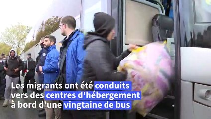 À Paris, un campement de plusieurs centaines de migrants évacué