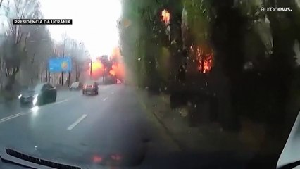 Nova vaga de ataques aéreos russos na Ucrânia