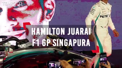 Juarai F1 GP Singapura, Hamilton Kokoh di Puncak Klasemen