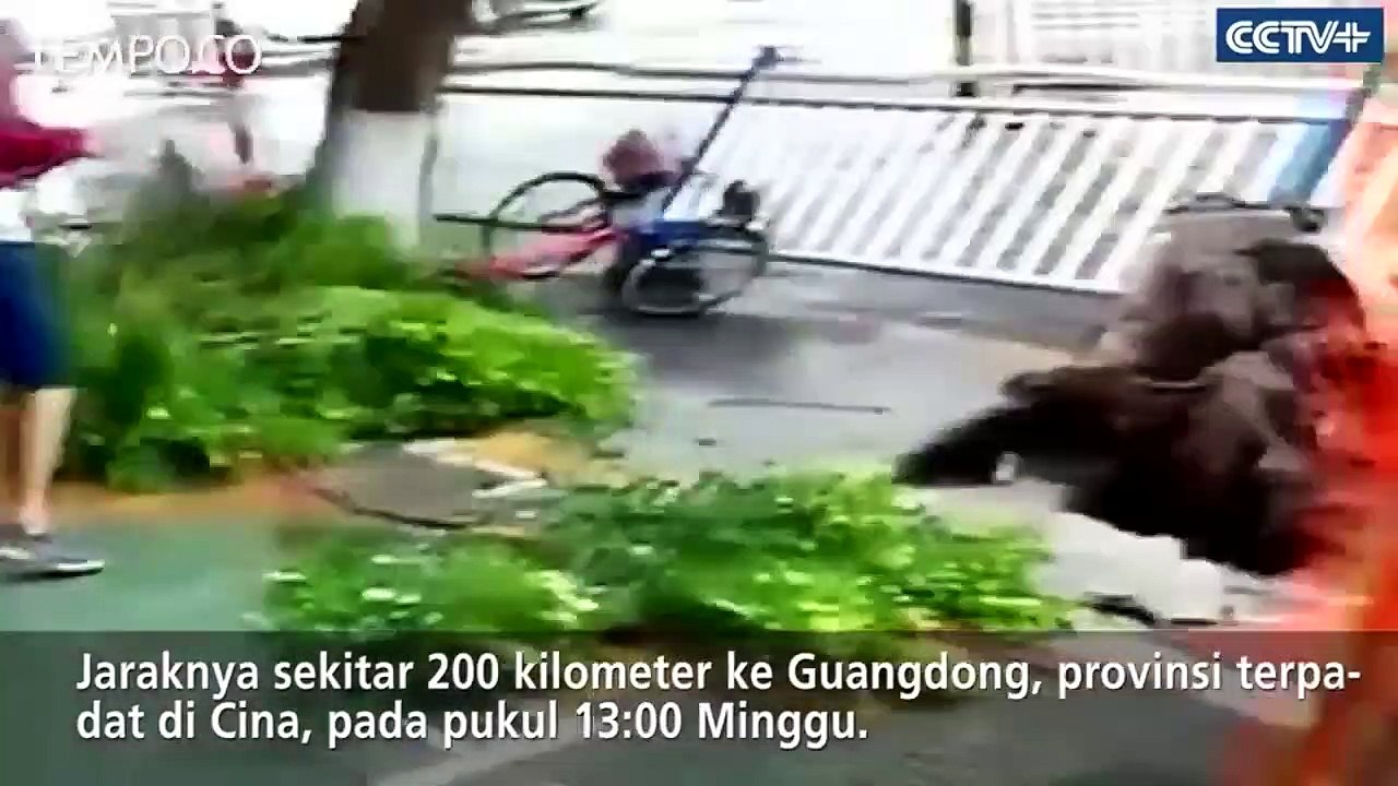 Cina Bersiap Hadapi Supertopan Mangkhut