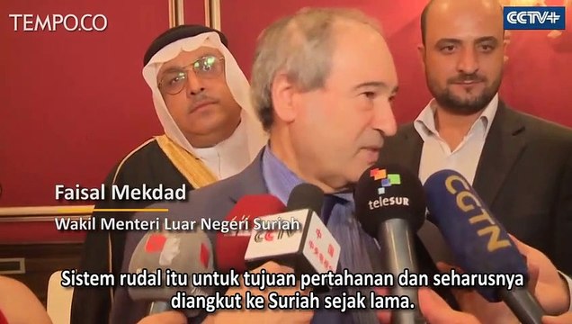 Rusia Terapkan Sistem Pertahanan Udara S-300 di Suriah