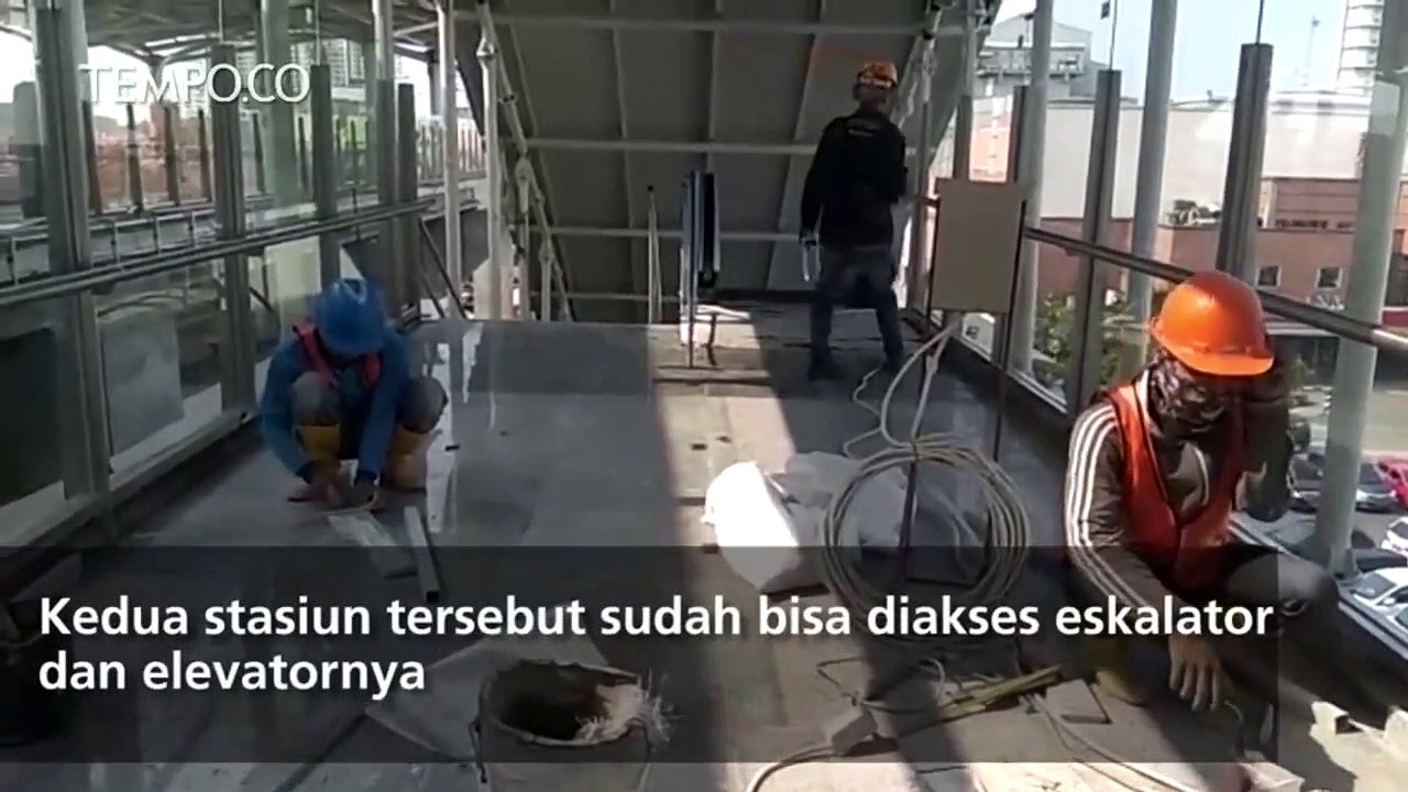 LRT Kelapa Gading Siap Diuji Coba Jelang Asian Games