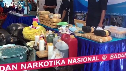 BNN Musnahkan Berbagai Jenis Narkoba