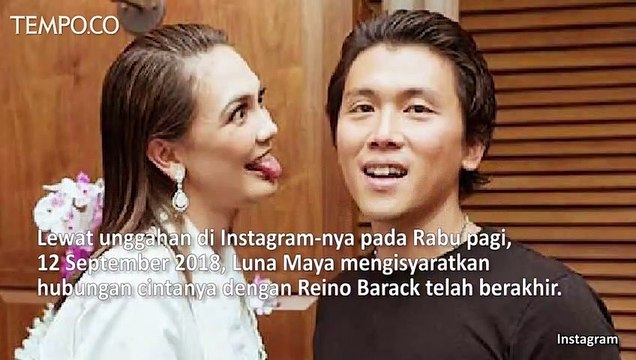 Luna Maya Reino Barack Diduga Putus Cinta