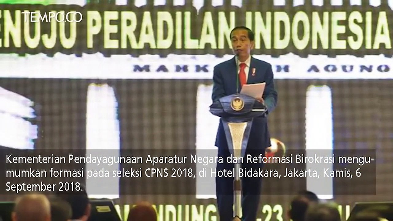 Pemerintah Resmi Buka 238015 Formasi CPNS 2018