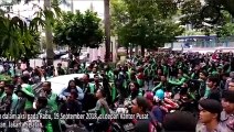 Ratusan Ojek Grab Demo, Tuntut Tarif Naik, Perjanjian Adil