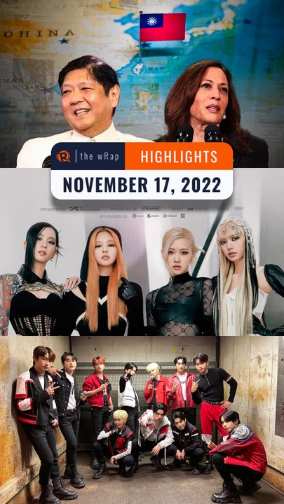 Rappler's highlights: Marcos and Harris, BLACKPINK, and OMEGA X | November 17, 2022 | The wRap
