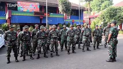 Denma Paspampres Belajar Padamkan Api